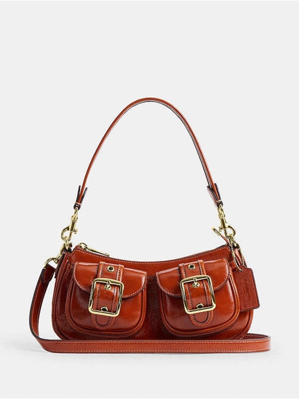 ‼️LAST 1 NWT COACH Ashton 2way Shoulder Bag CBJ01 glazed leather - Picture 10 of 14